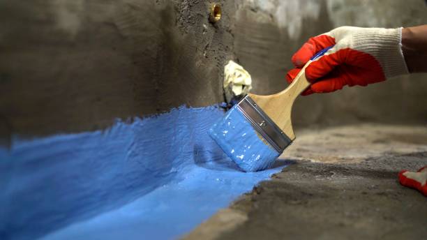 Commercial Waterproofing project at a Lebanon, VA business property by SJ Waterproofing Pros